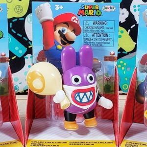Jakks Pacific Super Mario Nabbit 2.5" Nintendo Video Game Collectible New